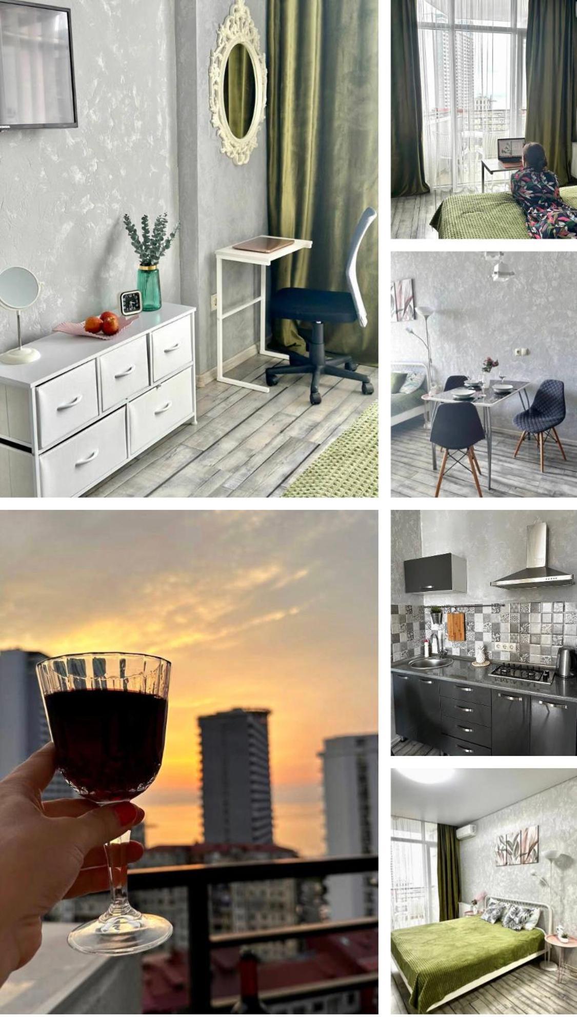 Pirosmani 18D, 14 Floor Apartment Batumi Bagian luar foto